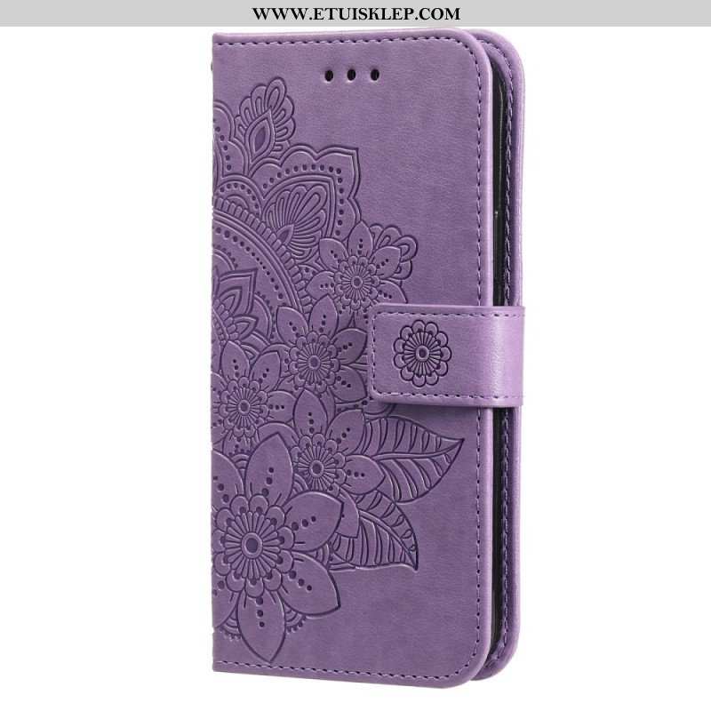 Etui Folio do Poco X4 Pro 5G z Łańcuch Paskowata Mandala